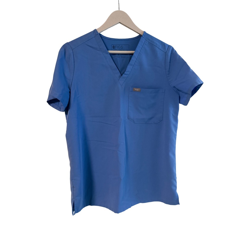 FIGS Technical Collection Ceil Blue Catarina Scrub Top FW1000 Women's Small